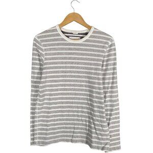 Reigning Champ Striped Cotton Long Sleeve Shirt Size XS